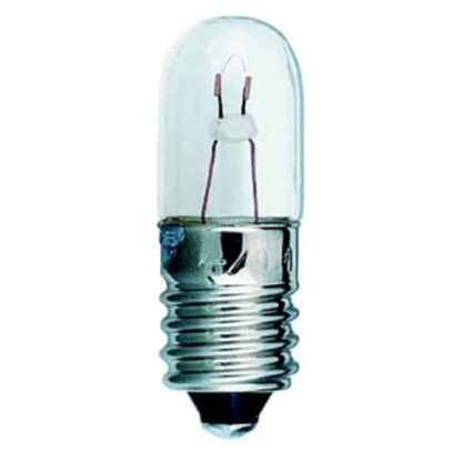 60V 1.2W 20MA E10 Light Bulb 10X28mm (Pack of 5)