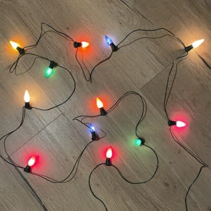 3X RED Replacement Christmas Light Bulbs 20V 3W E10 Opaque Multi Coloured Small MES Screw In Cone Shaped Bulbs - Image 3