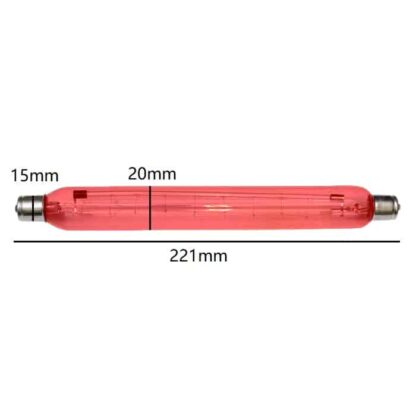 Red Fireglow 221mm 30w Tube Strip Light - Image 3