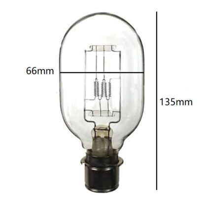 A1/8 240V 500W Projector Bulb P46S Base - Image 2