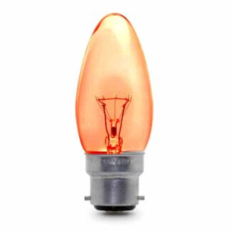 Orange Candle General Household Incandescent Light Bulb 240v - BC