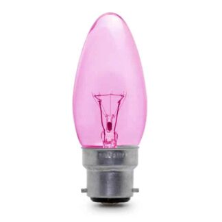 Pink Candle General Household Incandescent Light Bulb 240v - BC