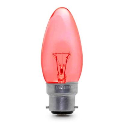 Red Candle General Household Incandescent Light Bulb 240v - BC