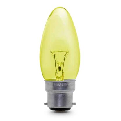 Yellow Candle General Household Incandescent Light Bulb 240v - BC