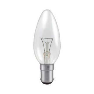 SBC BA15D - Candle - Incandescent