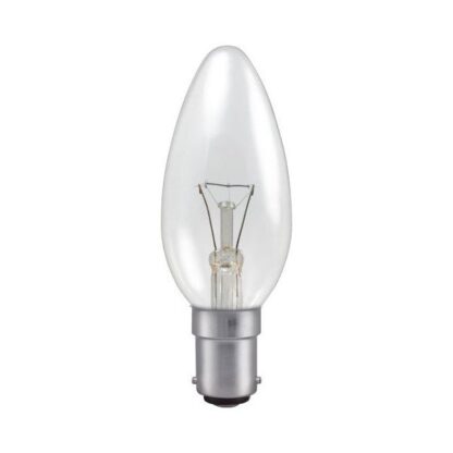 Clear Candle General Household Incandescent Light Bulb 240v - SBC