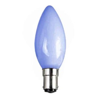 Opaque Blue Candle General Household Incandescent Light Bulb 240v - SBC
