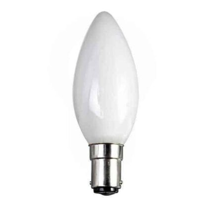 Opal / Pearl / White Candle General Household Incandescent Light Bulb 240v - SBC