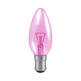 Pink Candle General Household Incandescent Light Bulb 240v - SBC