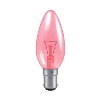 Red Candle General Household Incandescent Light Bulb 240v - SBC