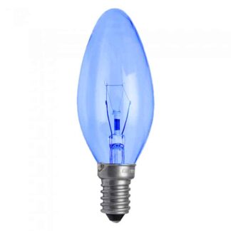 Blue Candle Household Incandescent Light Bulb 240v - SES