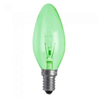 Green Candle Household Incandescent Light Bulb 240v - SES
