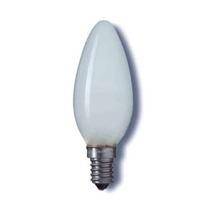 Pearl / White Candle Household Incandescent Light Bulb 240v - SES