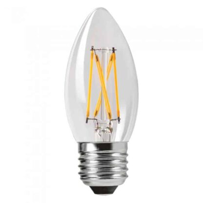 Clear - Filament LED Candle Household Light Bulb 240v - ES