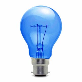 Blue GLS General Household Incandescent Light Bulb 240v - BC