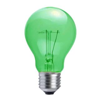Green GLS General Household Incandescent Light Bulb 240v - ES