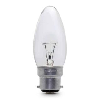 Clear Candle General Household Incandescent Light Bulb 240v - BC