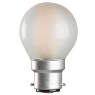 Frosted - Filament LED Round Golf Ball Household Light Bulb 4w - BC