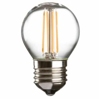 Clear - Filament LED Round Golf Ball Household Light Bulb 4w - ES