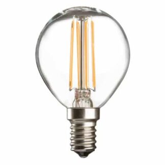 Clear - Filament LED Round Golf Ball Household Light Bulb 4w - SES