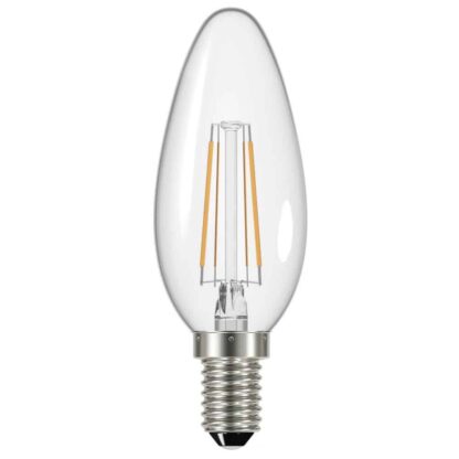 Clear - Filament LED Candle Household Light Bulb 240v - SES