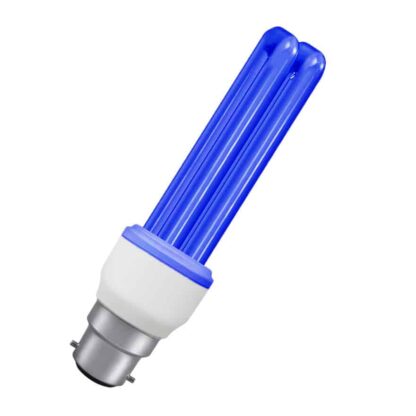 BLUE 11W BC Stick CFL Energy Saving Light Bulb