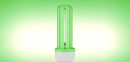 GREEN 11W BC Stick CFL Energy Saving Light Bulb - Image 2