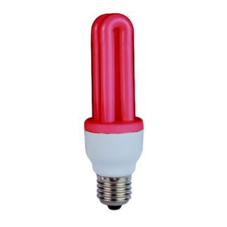RED 11W ES Stick CFL Energy Saving Light Bulb