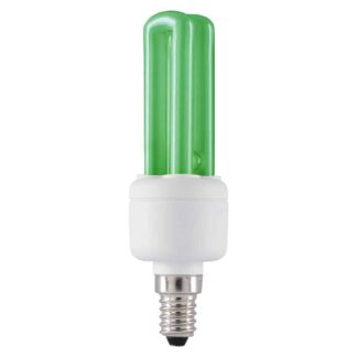 GREEN 11W SES E14 Stick CFL Energy Saving Light Bulb