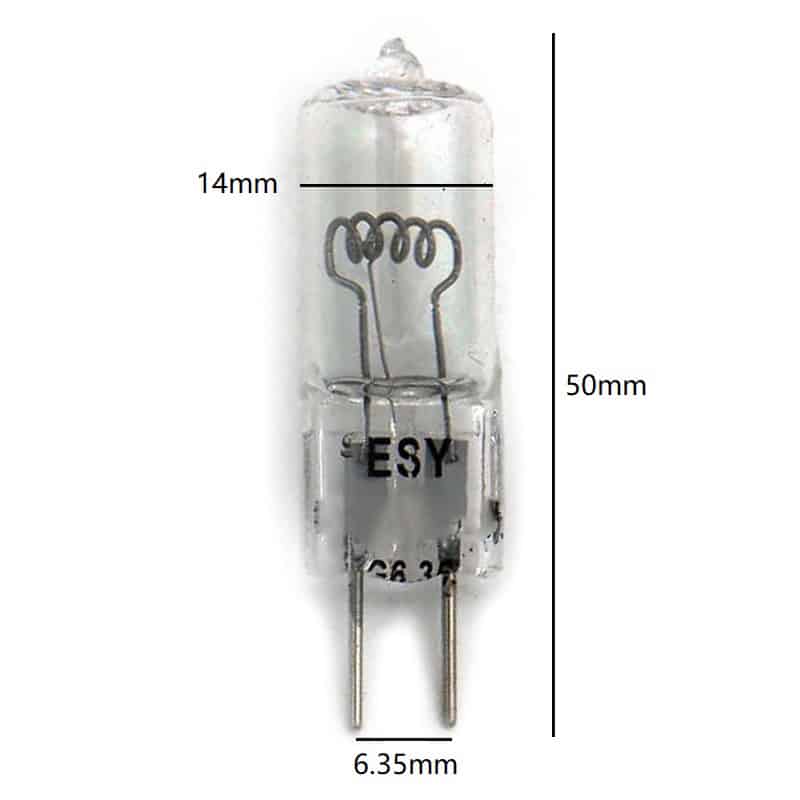 120V 150W ESY GY6.35 Halogen Light Bulb - Image 2