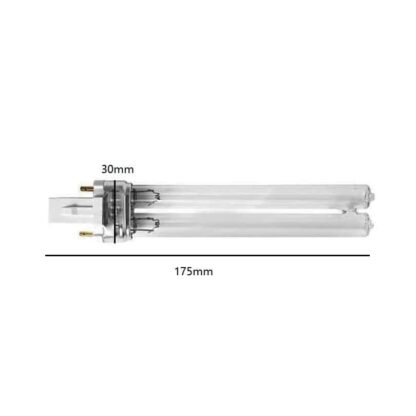 11W PLS UV Clear Germicidal Bulb for Water Pond Tank Filter Short 175mm - Image 2