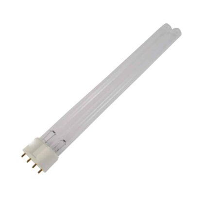 24W PLL UV Clear Germicidal Bulb for Water Pond Tank Filter Twin Tab 320mm