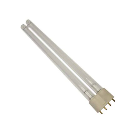 55W PLL UV Clear Germicidal Bulb for Water Pond Tank Filter Twin Tab 534mm