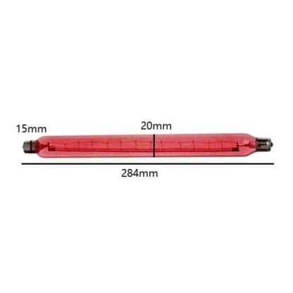 Red Fire Glow 284mm 30w Tube Strip Light - Image 2