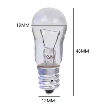 120V 6W E12 Screw in Light Bulb 19mm X 48mm (Pack of 5) - Image 2