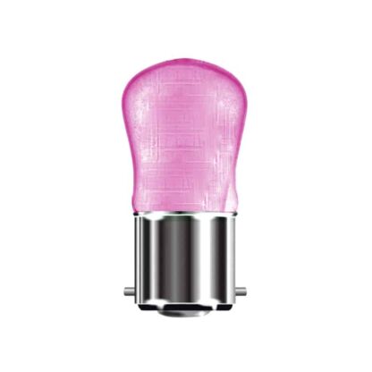 15W BC Pygmy Light Bulb 240V Bayonet Ba22d Solid Opaque Pink