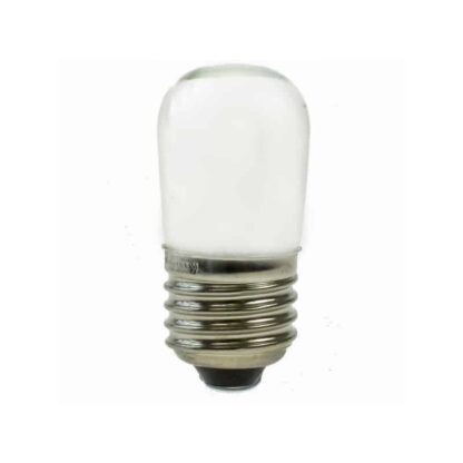 15W ES Pygmy Light Bulb 240V Screw E27 Solid Opaque White