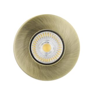 Bell Fixed Fire Rated MV/LV Downlight Antique Brass
