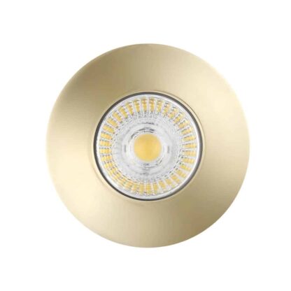 Bell Fixed Fire Rated MV/LV Downlight Brass