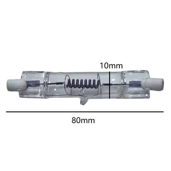 120V 650W Q650T4/CL Double Ended R7s Halogen - Image 2