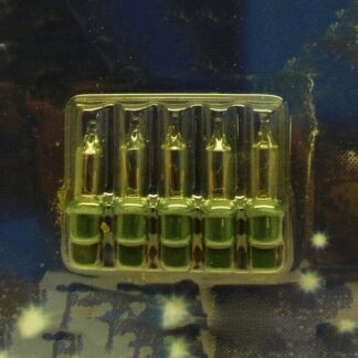 2.5V 0.25W 05019397 Pack of 5 Clear Replacement Light Bulbs Green Push in Base Christmas