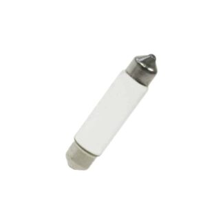 10mm x 44mm Frosted Festoon Lamp Light Bulbs (Pack of 5)