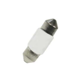 11mm x 30mm 12V 10W Frosted Festoon Lamp Light Bulbs (Pack of 5)
