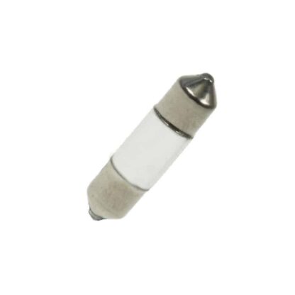 6mm x 24mm Frosted Festoon Lamp Light Bulbs (Pack of 5)