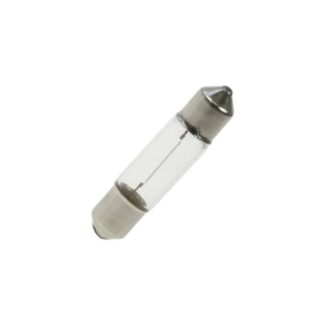 6mm x 28mm Festoon Lamp Light Bulbs (Pack of 5)