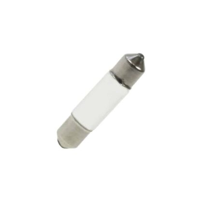 6mm x 28mm Frosted Festoon Lamp Light Bulbs (Pack of 5)