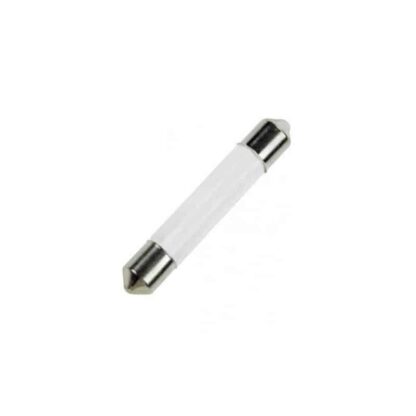 6mm x 36mm Frosted Festoon Lamp Light Bulbs (Pack of 5)