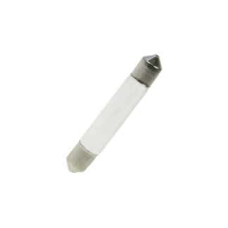 6mm x 39mm Frosted Festoon Lamp Light Bulbs (Pack of 5)