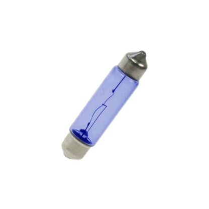 11mm x 44mm Blue Festoon Lamp Light Bulbs (Pack of 5)