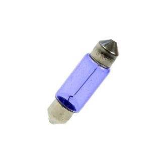 11mm x 39mm Blue Festoon Lamp Light Bulbs (Pack of 5)